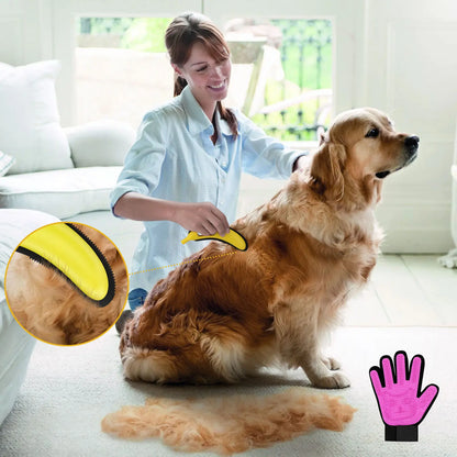 Adjustable Pet Hair Remover Brush with Hanging Ring - Effective Cleaning Tool for Carpets and Floors, Ideal for Pet Owners, Valentine's Day Gift
