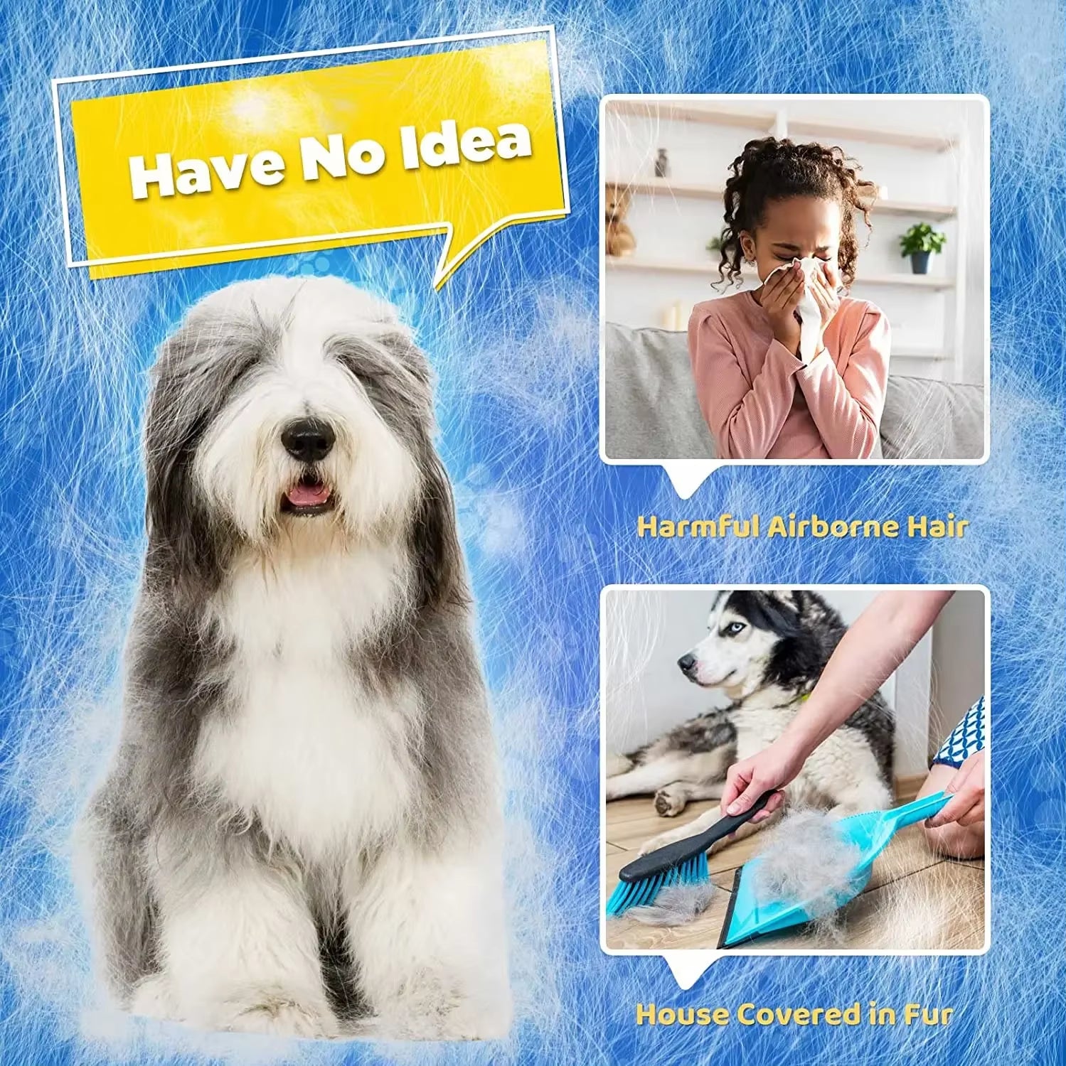 Professional Pet Grooming Glove - Gentle and Efficient Hair Remover Mitt for Cats and Dogs