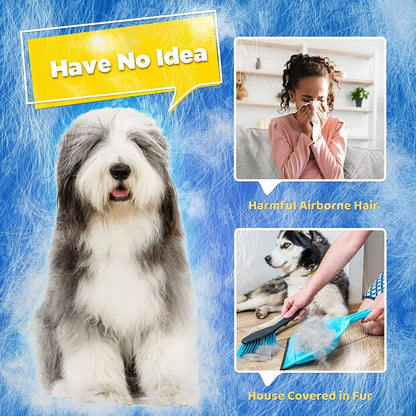 Professional Pet Grooming Glove - Gentle and Efficient Hair Remover Mitt for Cats and Dogs